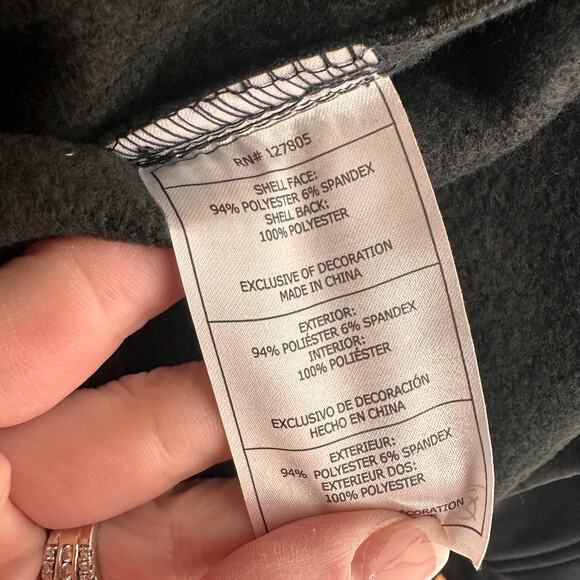 Snozu Black Boys Zip Up Hoodie Jacket New with tags Size Small (8) - Picture 7 of 7